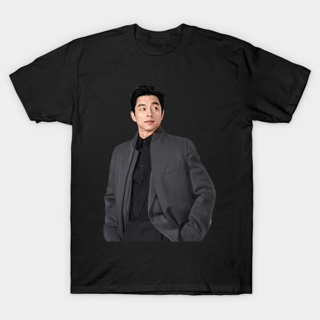 Gong Yoo - V28 T-Shirt by kazumi